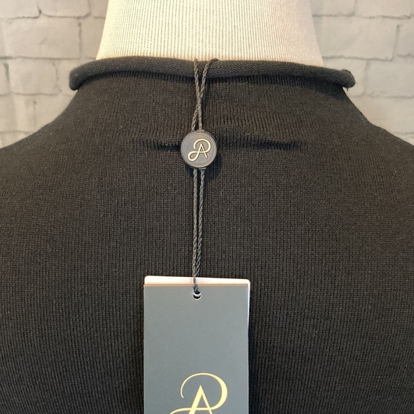 Adrianna Papell NWT Funnel Neck Sweater long sheer sleeves XS office workwear - Picture 14 of 16